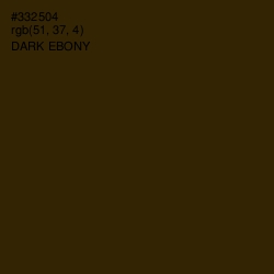 #332504 - Dark Ebony Color Image